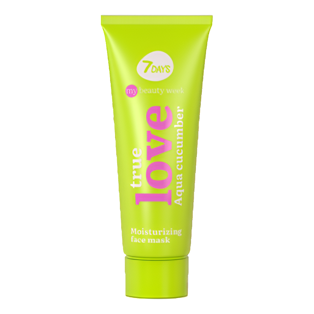 7DAYS Moisturizing face mask TRUE LOVE, 80 ml